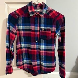 Girls Plaid Buttondown